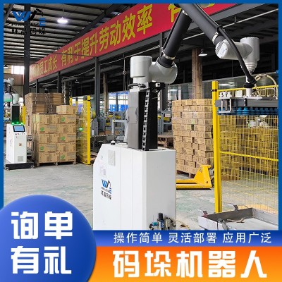 旺晶全自动码垛机器人食品、日化箱子搬运码垛机械手定制设备厂家图5