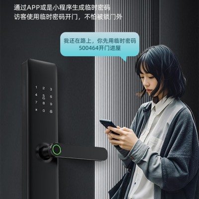 涂鸦WiFi远程多语言指纹锁密码锁智能门锁电子锁防盗智能入户门锁图4