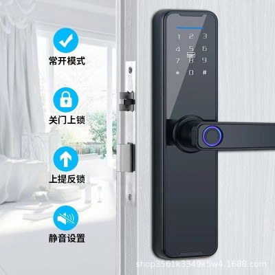 涂鸦通通同欣木门指纹锁房间门密码锁卧室家用内门电子宿智能门锁图2