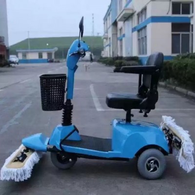 日普尘推车三轮车电动车拖地车酒店家政医院展厅车间机场开荒保洁图2