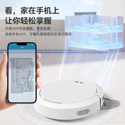 智能扫地机器人扫拖一体wifi语音控制自动回充家用扫地机跨境热卖图3