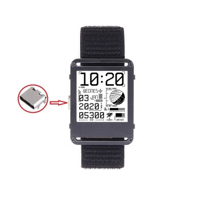 Watch ESP32可编程开源电子手表智能穿戴手环墨水屏开发arduino图2