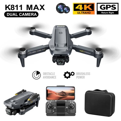 K811 MAX无人机GPS定位4K HD高清航拍四轴飞行器避障空拍机Drones