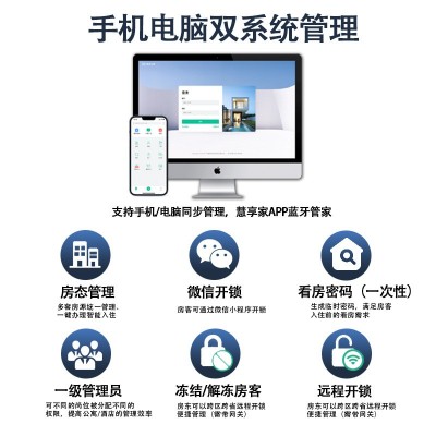 厂家不锈钢酒店木门刷卡门锁涂鸦民宿公寓密码锁家用指纹智能锁图3
