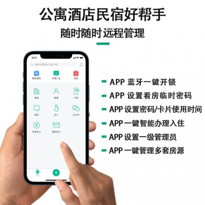 厂家不锈钢酒店木门刷卡门锁涂鸦民宿公寓密码锁家用指纹智能锁图4