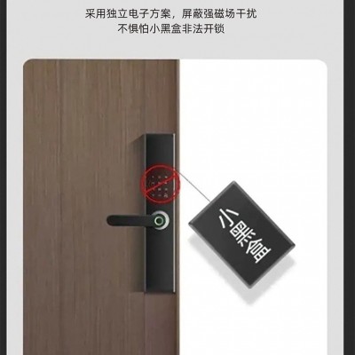 酒店公寓出租房防盗门入户智能锁木门家用远程密码锁电子锁指纹锁图4