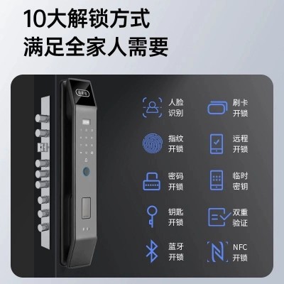 智选门锁全自动智能指纹锁人脸识别防盗门密码锁入户门家用图4