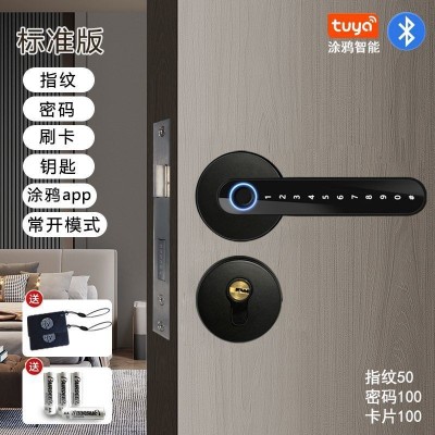 分体智能指纹锁密码锁室内球形卧室木门房间门锁家用办公室电子锁图2
