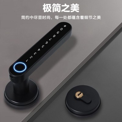 分体智能指纹锁密码锁室内球形卧室木门房间门锁家用办公室电子锁