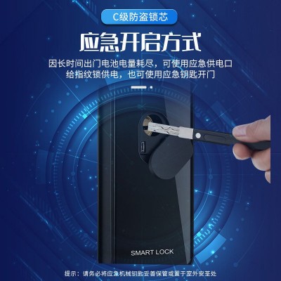 智能指纹门锁家用防盗门密码锁电子出租公寓酒店锁入户门锁通用型图4