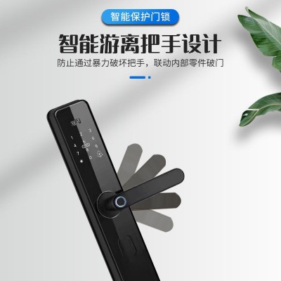 智能指纹门锁家用防盗门密码锁电子出租公寓酒店锁入户门锁通用型图2