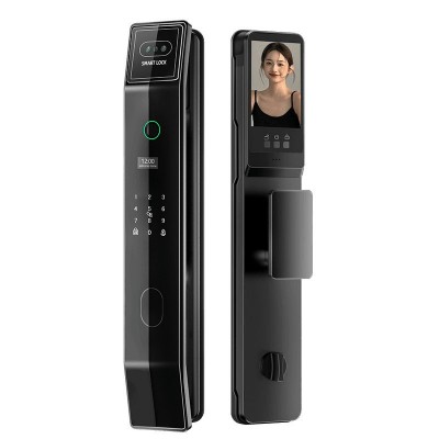 全自动指纹锁3D人脸识别可视猫眼家用锁防盗门智能门锁电子密码锁图4
