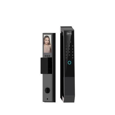 通通锁智能锁涂鸦多国语言可视对讲抓拍掌静脉全自动指纹锁门锁图5