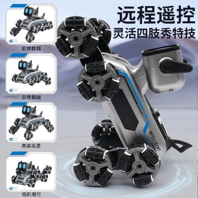 定制智能玩具遥控早教编程互动改包装logo仿真电动宠物智能机器狗图2