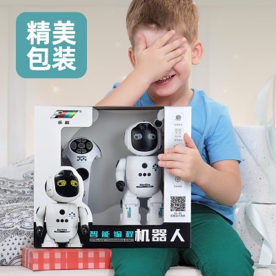 乐能K46智能编程机器人唱歌跳舞早教ai感应可互动陪伴遥控机器人图4