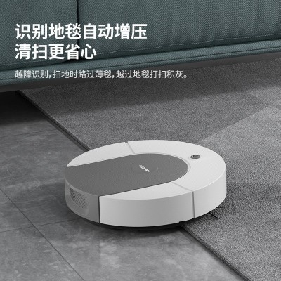 跨境扫地机器人家用洗拖扫一体扫地机超薄新款迷你充电智能吸尘器图3