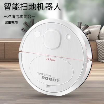 智能扫地机器人USB充电自动清洁机吸尘器小家电会销礼品批发图2