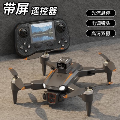 跨境新款航拍无人机遥控飞机儿童玩具飞行器练习无人机带屏遥控器图2