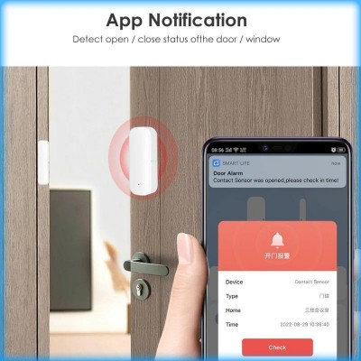 涂鸦Wifi门磁zigbee门磁智能无线门窗传感器智能联动场景 感应器图2