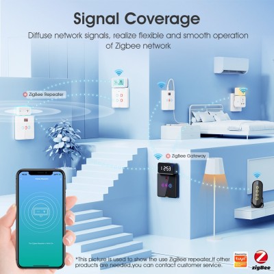 zigbee中继器新款跨境全屋网络覆盖信号增强放大器家用无线穿墙图4