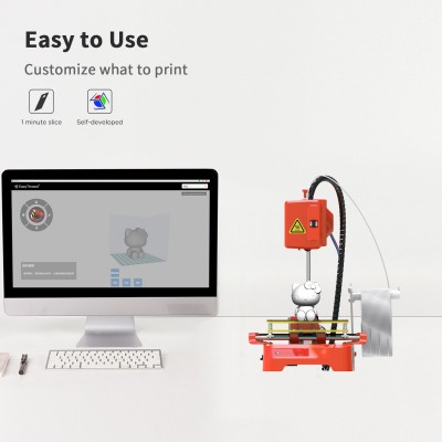 可欧美巴西俄罗斯海外仓代发桌面便携式学生儿童入门3D打印机K7 1台图4