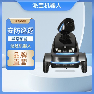 派宝巡逻机器人S2 智能安防巡检高清监控AI视觉识别异常预警   2台