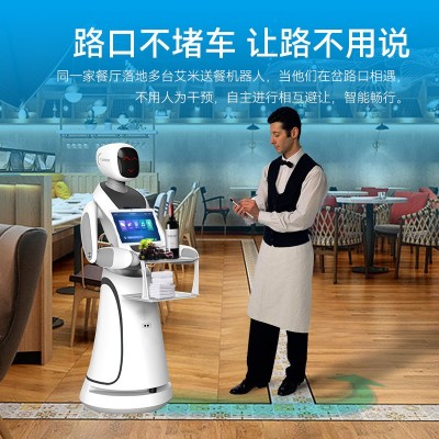 穿山甲艾米送餐机器人餐厅智能迎宾接待语音对话服务机器人      1台图2