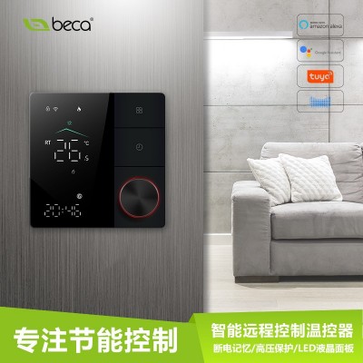 线WiFi智能壁挂炉温控器温控面板5A桑拿房数字地暖温控器G oogle图2