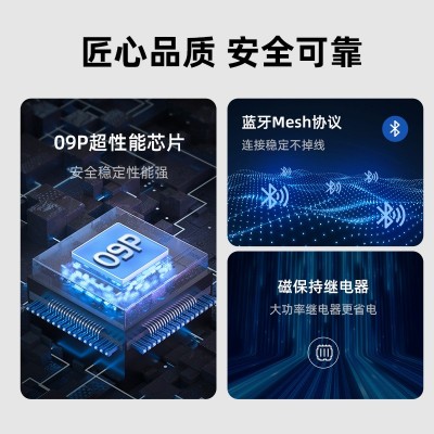 正尚G4智能开关控制面板肤感超薄支持蓝牙全屋控制已接入米家APP图3