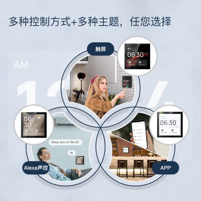 WiFi涂鸦智能家居智能中控屏4寸内置zigbee网关Linux 系统语音控制图3