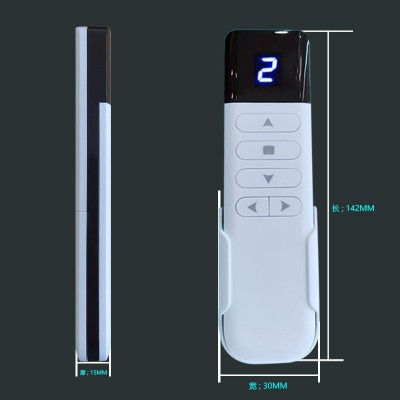 多通道数显遥控器电动窗帘道闸车库门无线遥控315/433远程遥控器图4