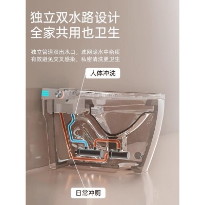 潮州卫浴智能马桶轻智能一体式全自动虹吸即热式带水箱无水 压限制图4