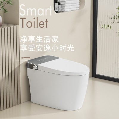 新款轻智能马桶家用全自动加热虹吸式卫生间坐便器酒店工程马桶图3