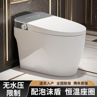 新款轻智能马桶家用全自动加热虹吸式卫生间坐便器酒店工程马桶