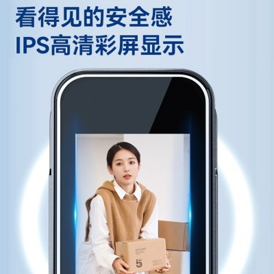 人脸识别指纹锁可视猫眼电子密码锁家用全自动入户门智能门锁图4