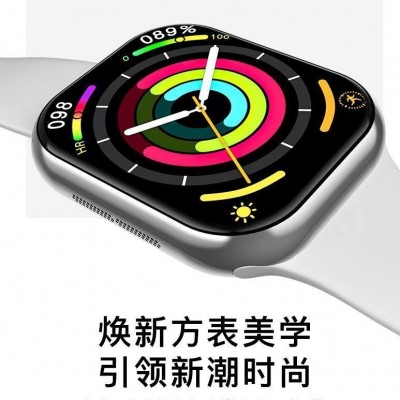 华强北S9智能手表 2025新款蓝牙通话NFC离线支付商务男士智能手表图2