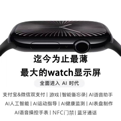 新款华强北手表S10双支付蓝牙通话运动心率watch10电子智能手表图5