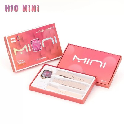 源头工厂H10 Mini智能手表S9三表带套盒蓝牙通话心率血氧运动手环图3