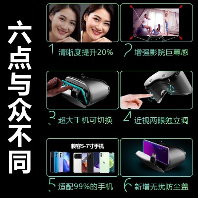 VRG 新款VR眼镜手机专用虚拟现实3D眼镜元宇宙小年轻专用图2