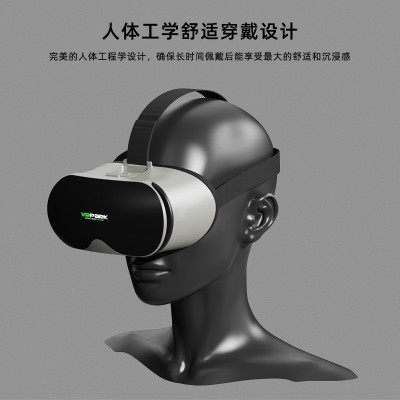 跨境新款VR眼镜头戴式一体机虚拟现实3D电影3d眼镜vr设备体验工厂图2