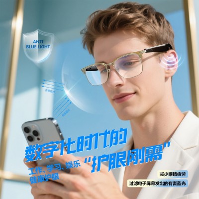 新款AI蓝牙智能眼镜100多种语言实时翻译听歌通话翻译智能眼镜AI图3
