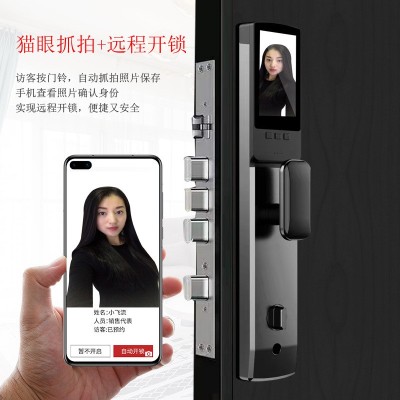 全自动智能锁 人脸识别锁密码锁防盗智能门锁家用 指纹锁C级芯锁图4