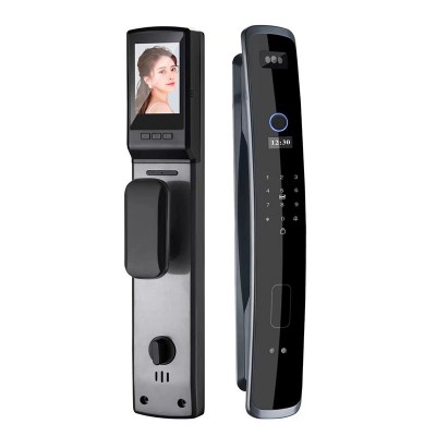 3D人脸识别全自动智能指纹电子锁家用防盗门入户门密码锁厂家批发图5