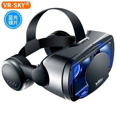跨境精选VRGPro VR眼镜蓝光护眼新款大耳机手机虚拟现实头盔3D VR图3