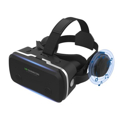 vr眼镜G15E千幻魔镜3d数码眼镜手机兼容带耳机高清护眼3D vr眼镜图4