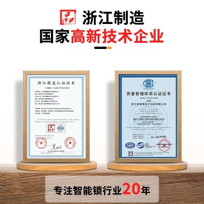 宏狮全自动指纹锁批发猫眼可视防盗门家用办公室密码锁智能锁厂家图5