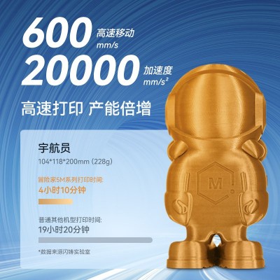 闪铸科技AD5M高速3d打印机高精度全自动调平桌面级FDM 3D打印机图3