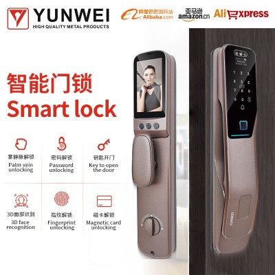 防暴力拆解涂鸦全自动智能门锁远程控制3D刷脸指纹识别Smart Lock图3