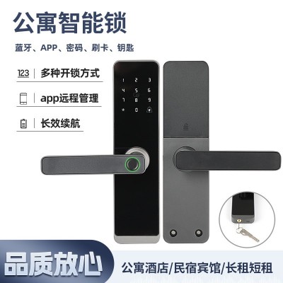 通通锁室内木门智能锁民宿电子锁出租房APP远程公寓密码锁指纹锁图1