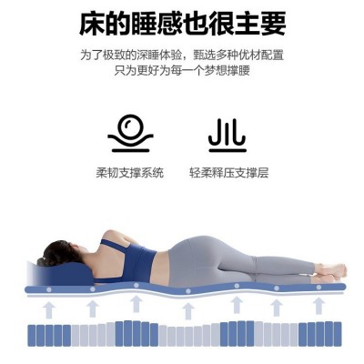 多功能智能床垫 零重力全自动电动床垫睡眠检测弹簧床垫定制工厂图2